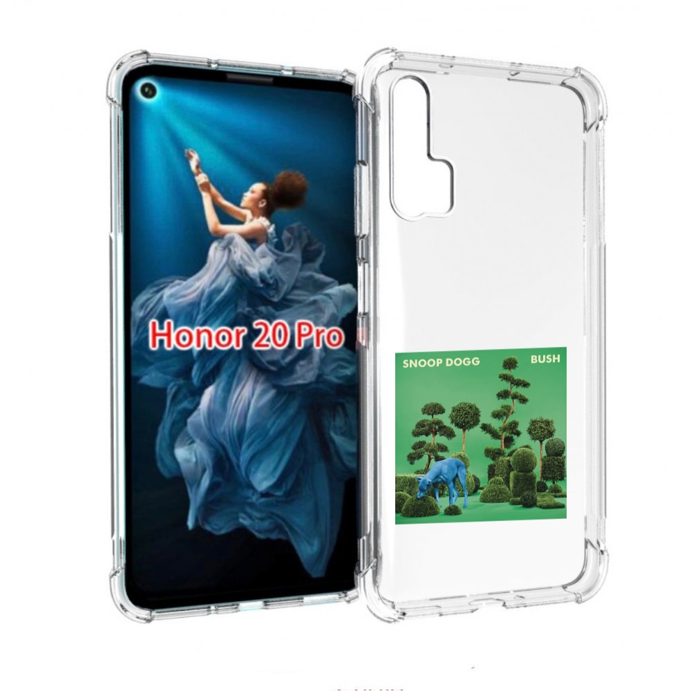 

Чехол Бампер Mypads Snoop Dogg Bush Для Honor 20 Pro Противоударный, Прозрачный, Tocco