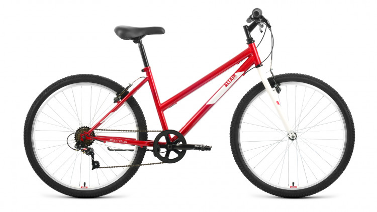 фото Велосипед 26 forward altair mtb ht low (6-ск.) 2022 (рама 15) красный/белый