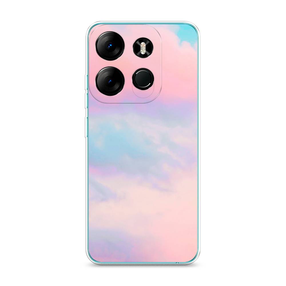 

Чехол Awog на Tecno Pop 7 Pro "Розовые облака", Розовый;фиолетовый, 303450-3