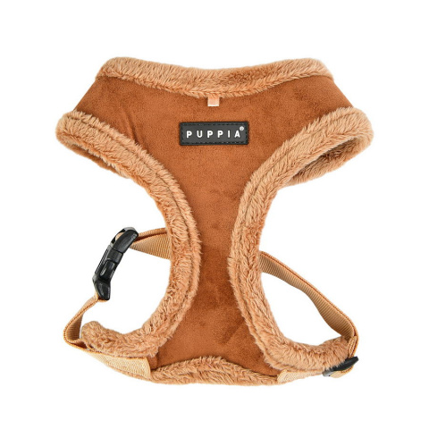 

Шлейка для собак Puppia Terry XL, полиэстер, коричневый, утепленная, Terry