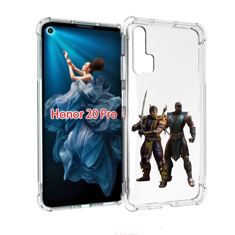 

Чехол бампер MyPads Mortal-Kombat-1 для Honor 20 Pro противоударный, Прозрачный, Tocco