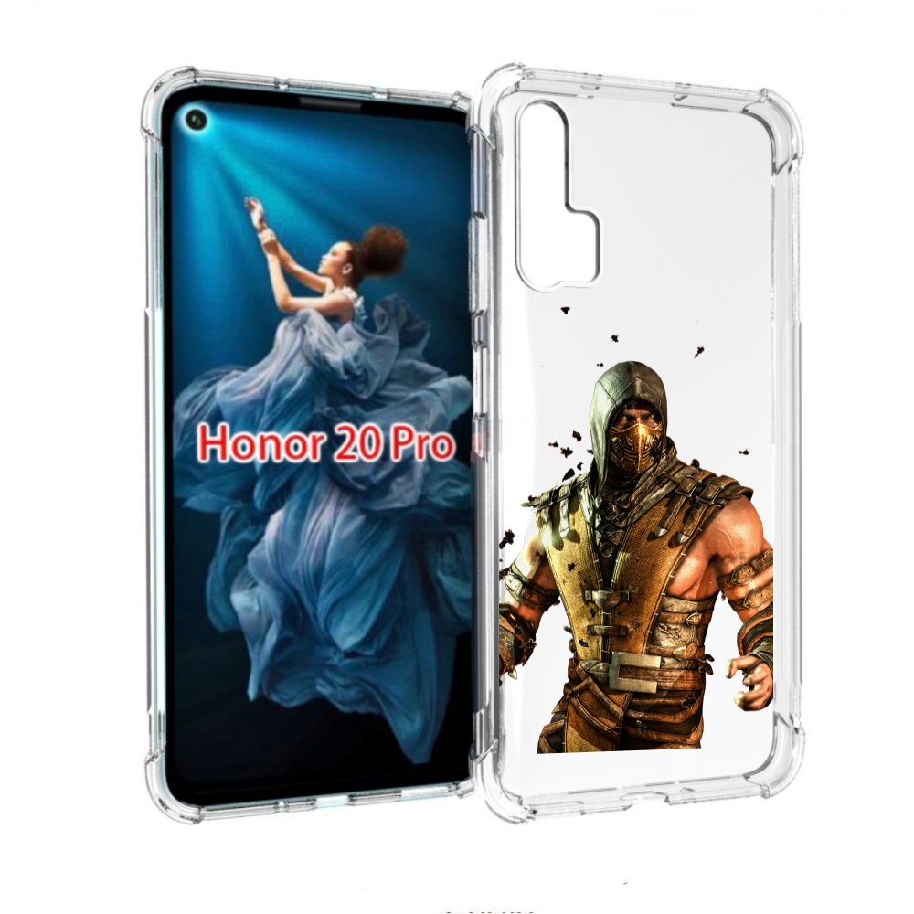 

Чехол бампер MyPads Mortal Kombat scorpion для Honor 20 Pro прот, Прозрачный, Tocco