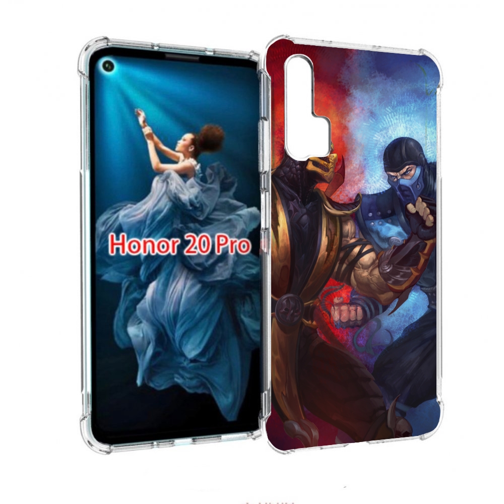 

Чехол бампер MyPads Mortal Kombat art для Honor 20 Pro противоуд, Прозрачный, Tocco
