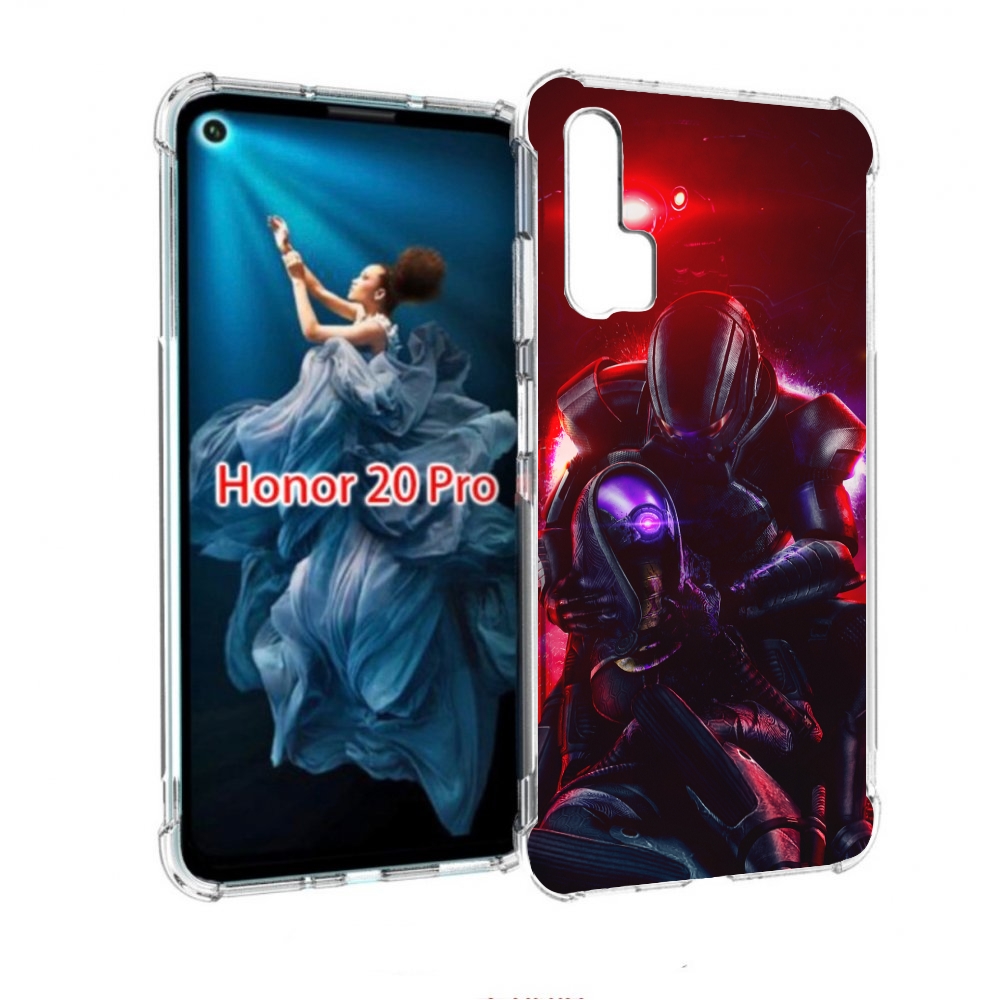 

Чехол бампер MyPads Mass Effect для Honor 20 Pro противоударный, Прозрачный, Tocco