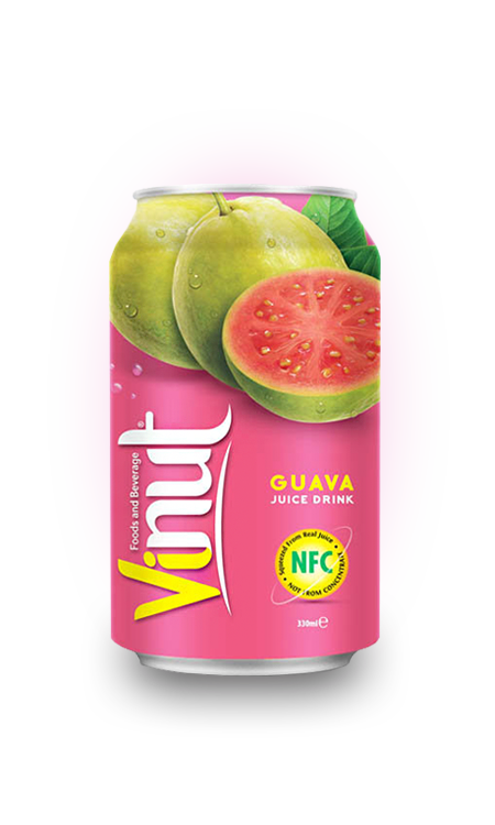 Напиток VINUTсо вкусом розовой гуавы 0.33л Упаковка 24 шт