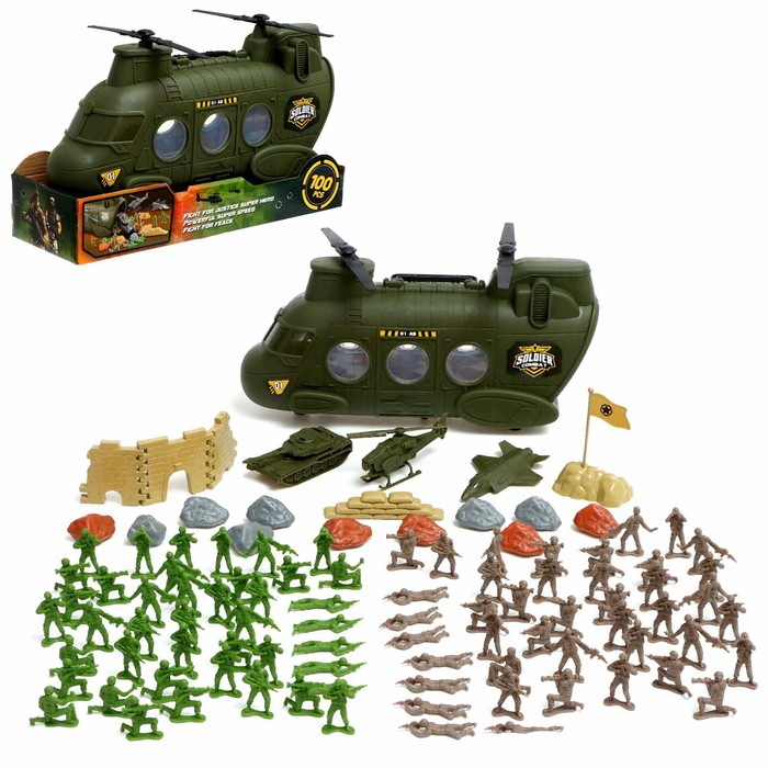 

Набор игровой «Военная техника», Зеленый