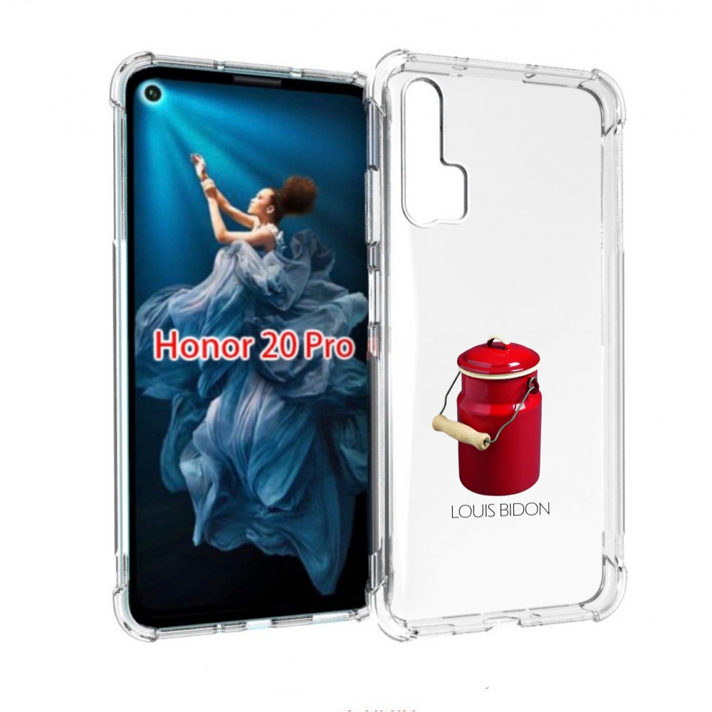 

Чехол бампер MyPads Louis-bidon для Honor 20 Pro противоударный, Прозрачный, Tocco