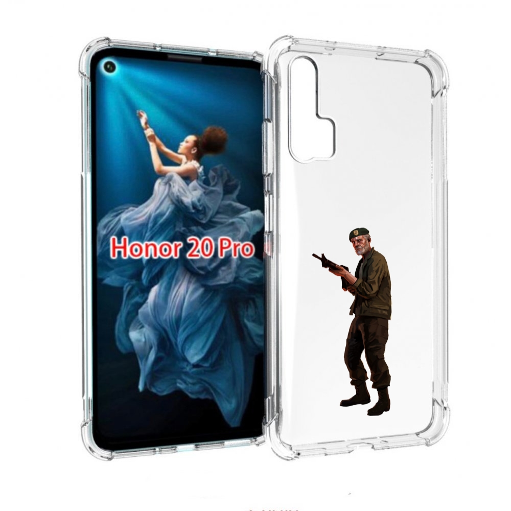

Чехол бампер MyPads Left-4-Dead-2 для Honor 20 Pro противоударный, Прозрачный, Tocco