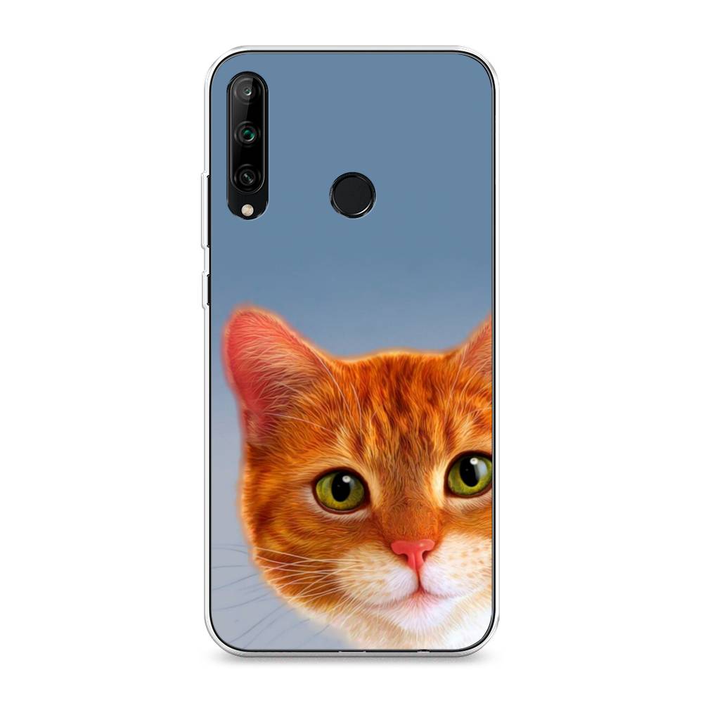 

Чехол на Honor 9C "Любопытный котик", Коричневый, 612550-1
