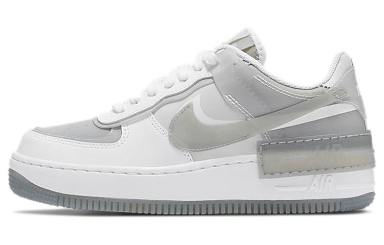 

Кеды унисекс Nike Air Force 1 Shadow Particle Grey серые 35.5 EU, Серый, Air Force 1 Shadow Particle Grey