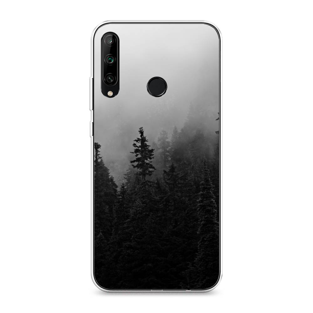 

Чехол на Honor 9C "Туманный лес", Серый;черный, 612550-2