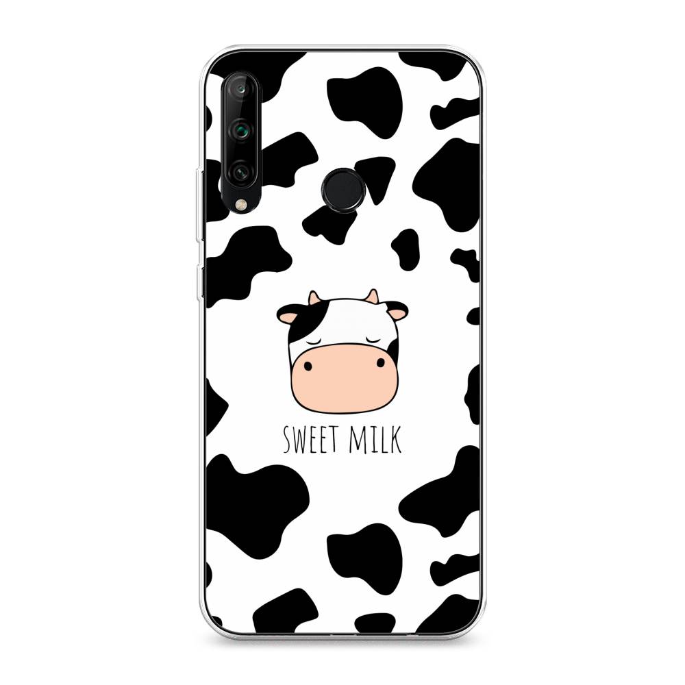 

Чехол на Honor 9C "Sweet milk", Розовый;белый;черный, 612550-1
