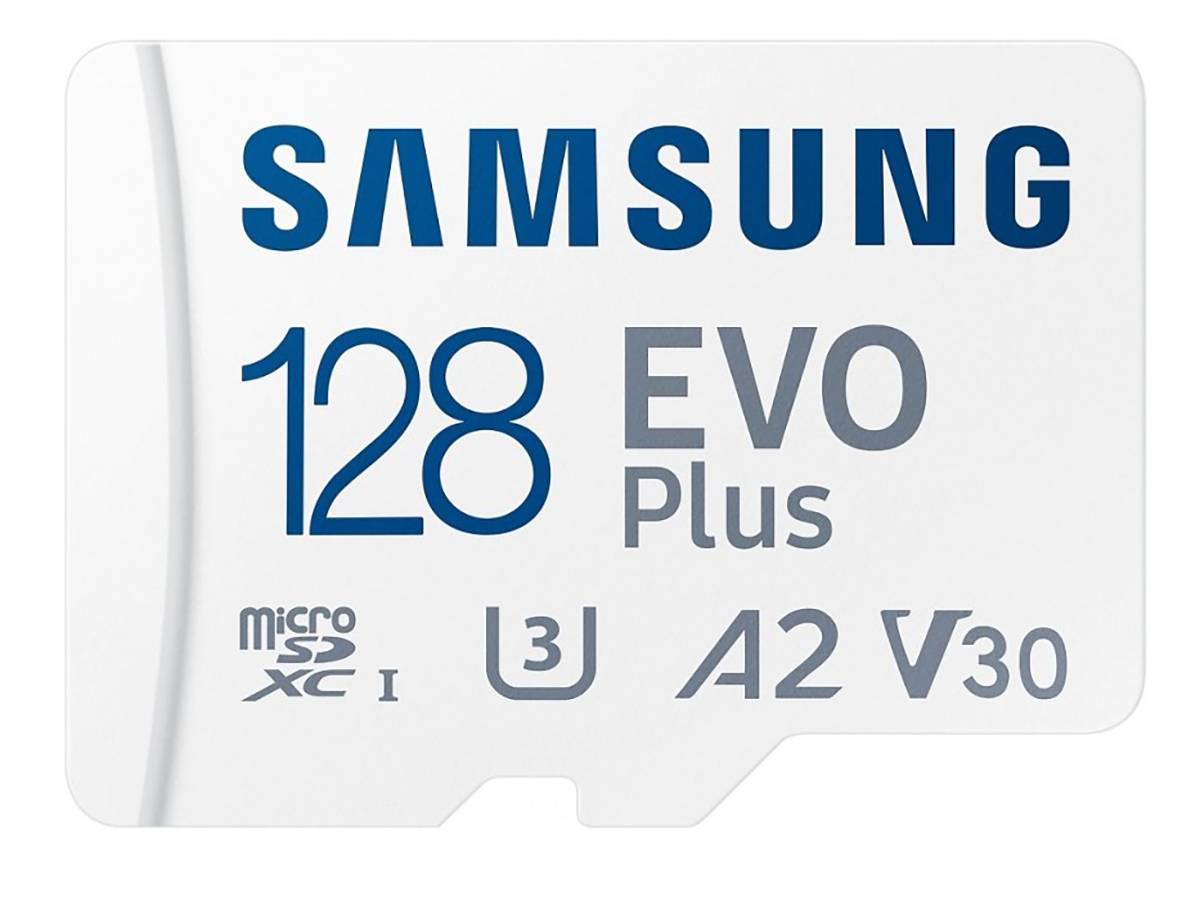 фото Карта памяти samsung microsdxc 128gb evo plus microsdxc class 10 uhs-i, u3 + sd адаптер mb