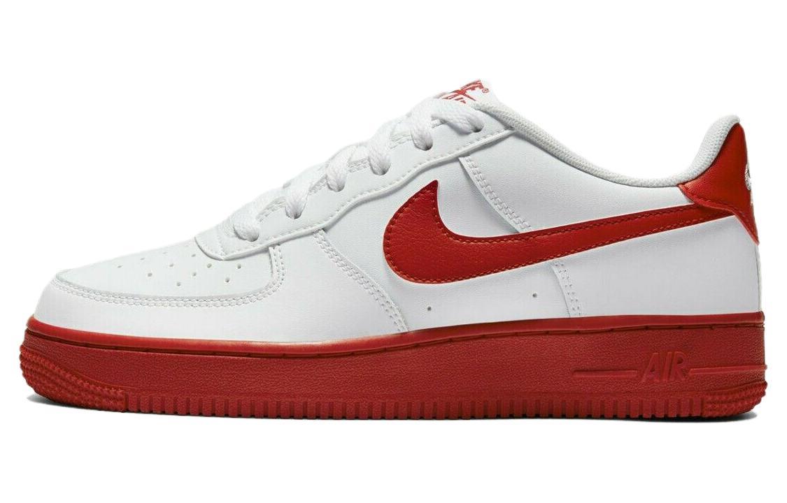 

Кеды унисекс Nike Air Force 1 Low White Red Sole (GS) белые 40 EU, Белый, Air Force 1 Low White Red Sole (GS)