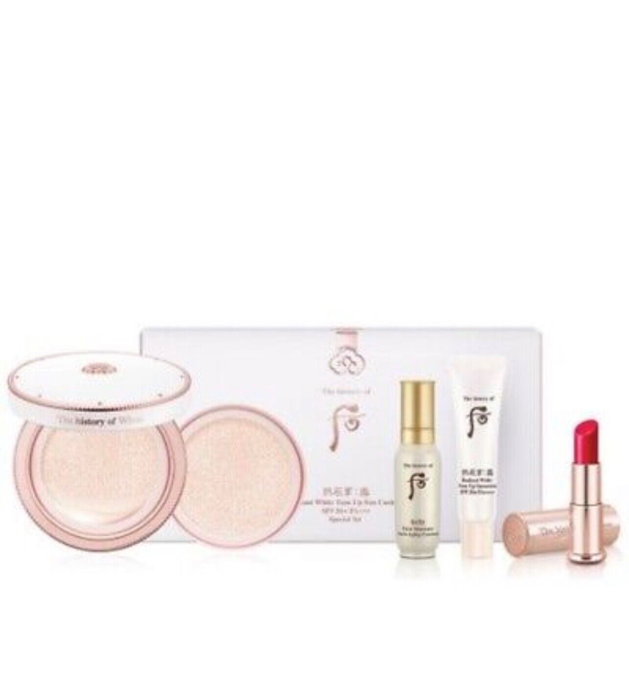 

Корректирующий Кушон The History of Whoo Gongjinhyang Seol Radiant White Tone Up Sun Cushi
