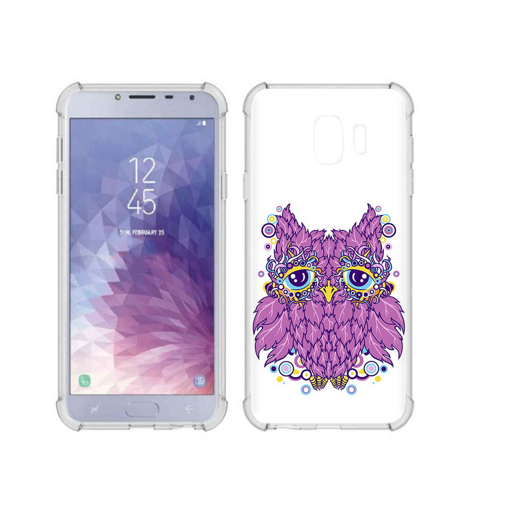 

Чехол MyPads Tocco для Samsung Galaxy J4 (2018) Розовая сова, Прозрачный, Tocco