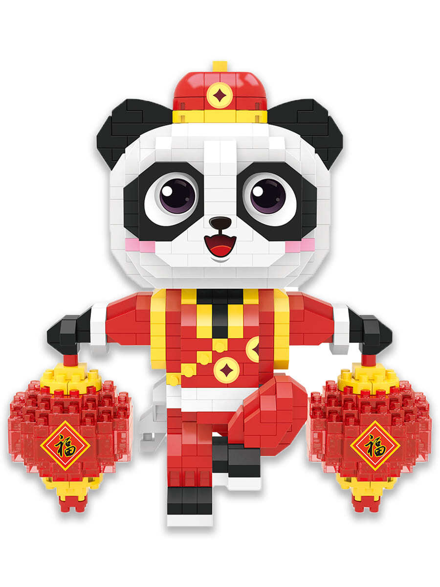 

Конструктор Wisehawk Панда с фонариками 676 дет. № 2735 Panda with flashlights Keep