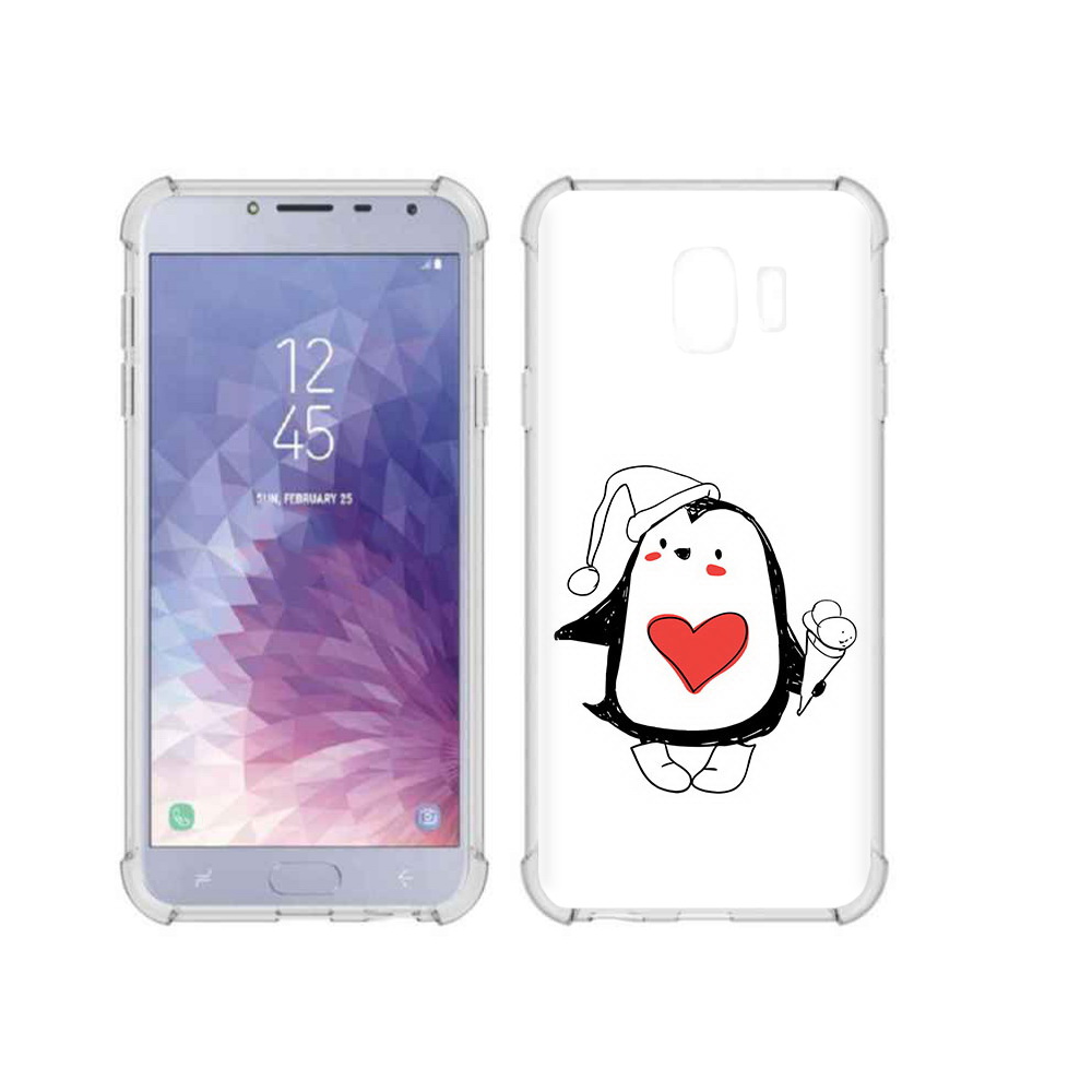 

Чехол MyPads Tocco для Samsung Galaxy J4 (2018) Пингвин с мороженым, Прозрачный, Tocco