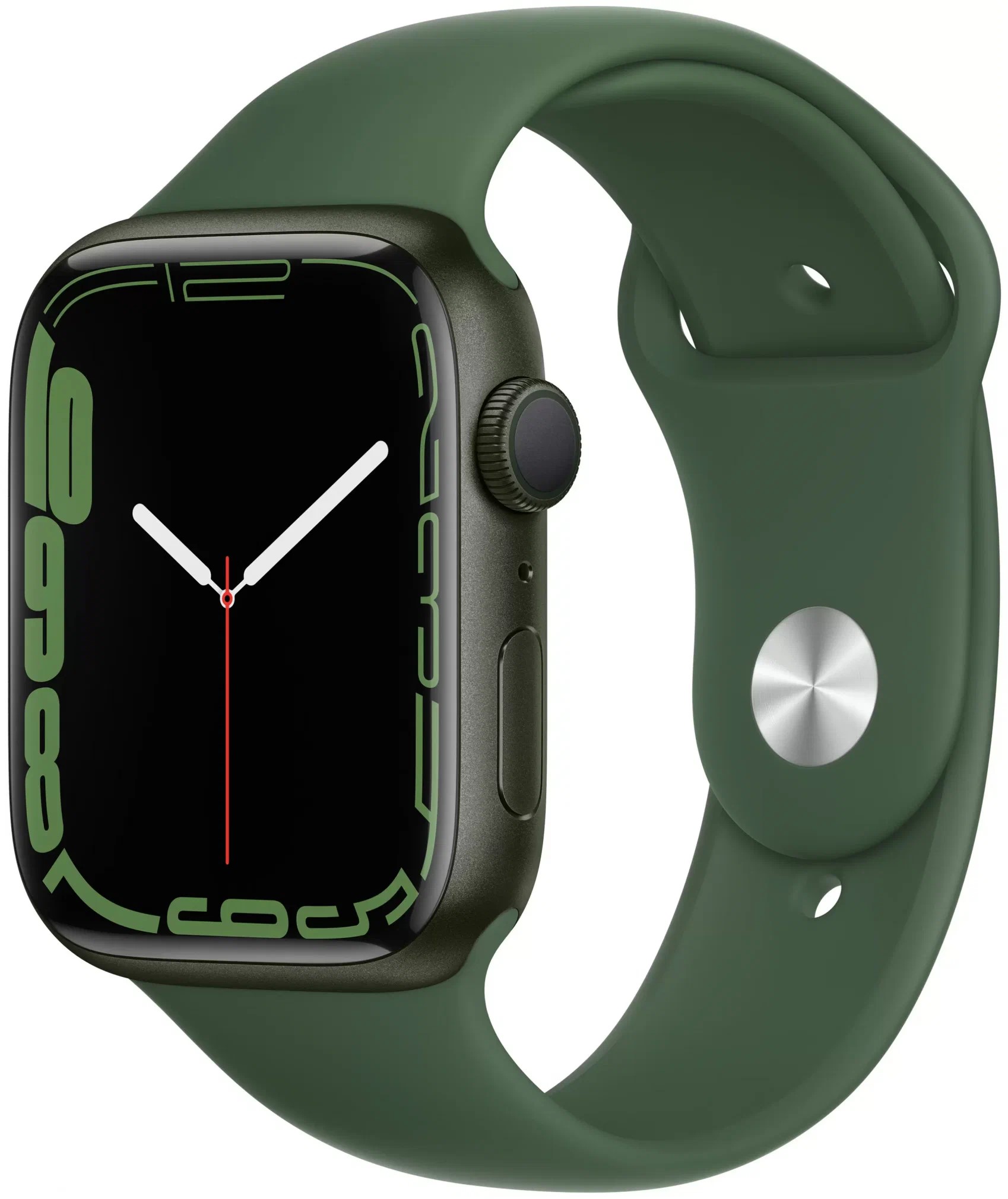 фото Умные часы apple watch 7 aluminum 41mm green (mkn03ll/a) (америка us)