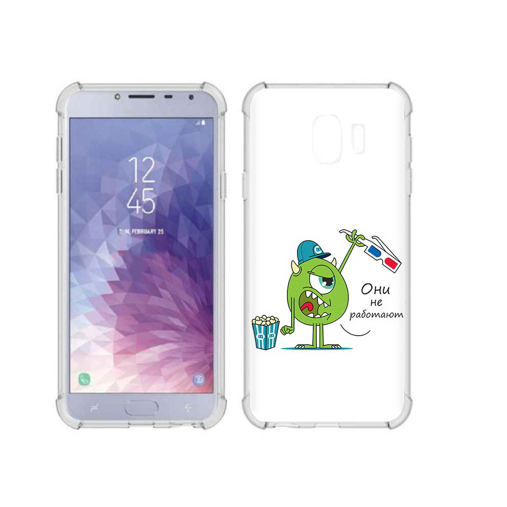 

Чехол MyPads Tocco для Samsung Galaxy J4 (2018) Очки не работают, Прозрачный, Tocco