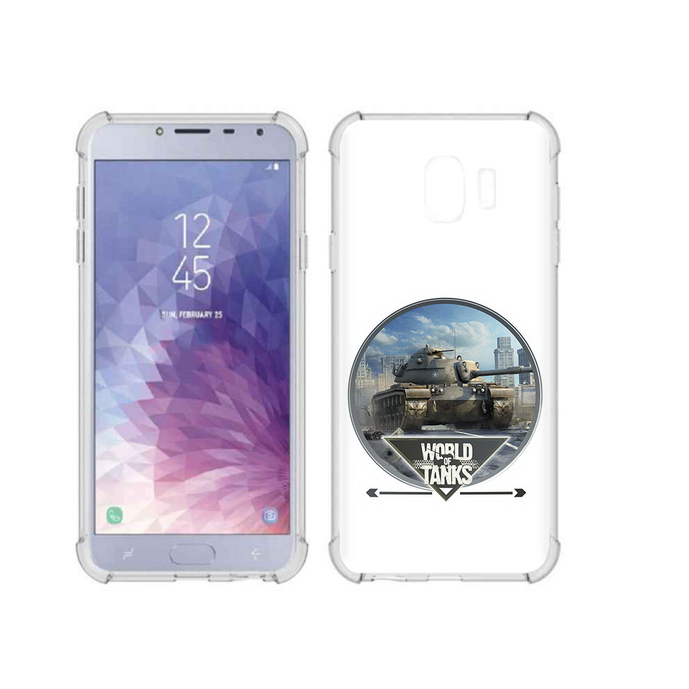 

Чехол MyPads Tocco для Samsung Galaxy J4 (2018) Мир танков, Прозрачный, Tocco