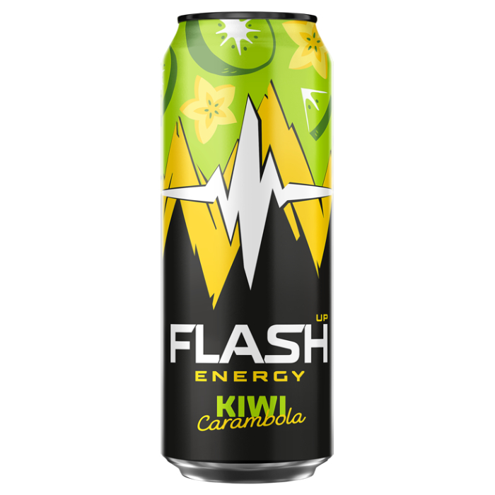 Напиток энергетический Flash Up Energy Kiwi Carambola безалкогольный, 450 мл