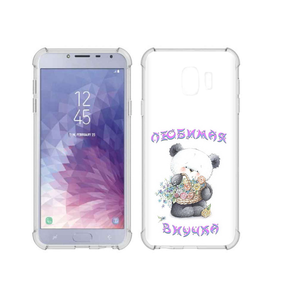 

Чехол MyPads Tocco для Samsung Galaxy J4 (2018) Любимая внучка, Прозрачный, Tocco