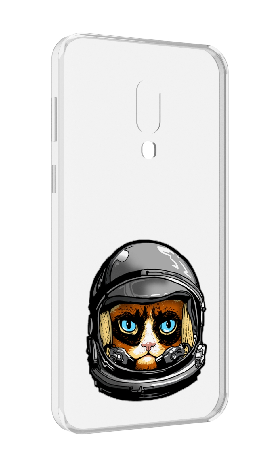 

Чехол MyPads кот космонавт для Meizu 16 Plus / 16th Plus, Прозрачный, Tocco