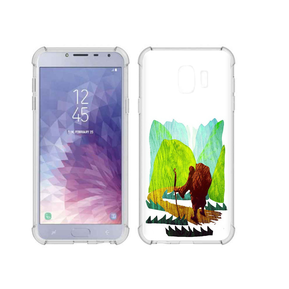 

Чехол MyPads Tocco для Samsung Galaxy J4 (2018) Лесная тропа, Прозрачный, Tocco