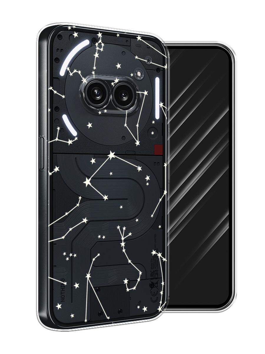

Чехол Awog на Nothing Phone 2a "Созвездия", Прозрачный;серый;бежевый, 3300350-1