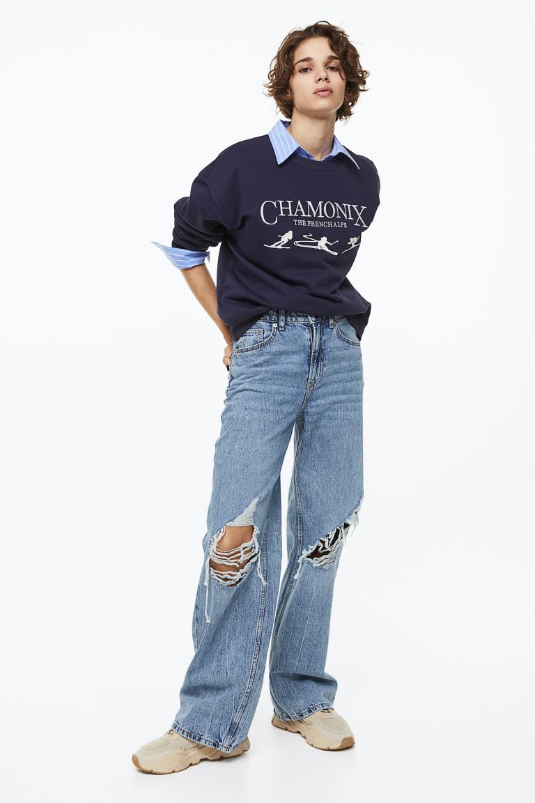 

Джинсы женские H&M 1126815002 синие 32 (доставка из-за рубежа), Синий, 1126815002