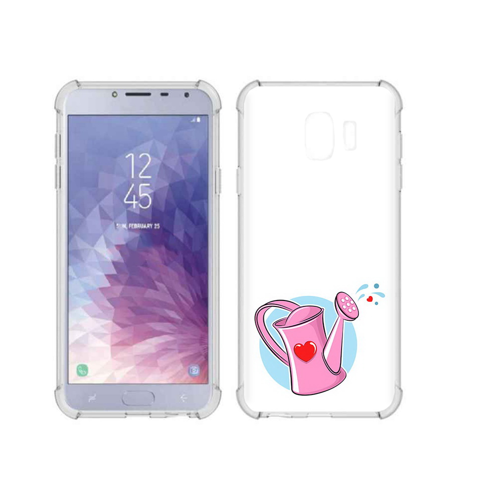 

Чехол MyPads Tocco для Samsung Galaxy J4 (2018) Лейка любви 14 февраля, Прозрачный, Tocco