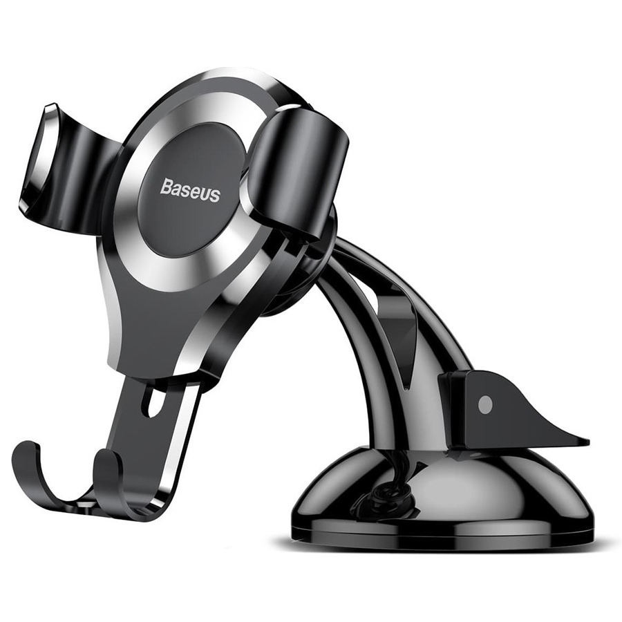 Автомобильный держатель Baseus Osculum Type Gravity Car Mount Black+silver