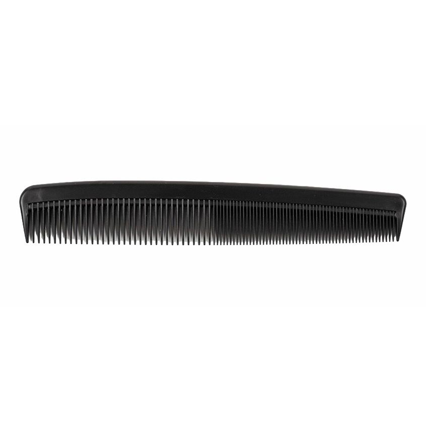 Расческа для волос Zinger комбинированная черная, 17,3 см