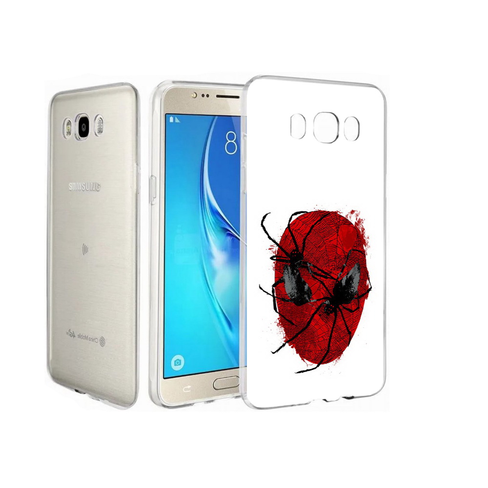 

Чехол MyPads Tocco для Samsung Galaxy J7 человек паук, Прозрачный, Tocco