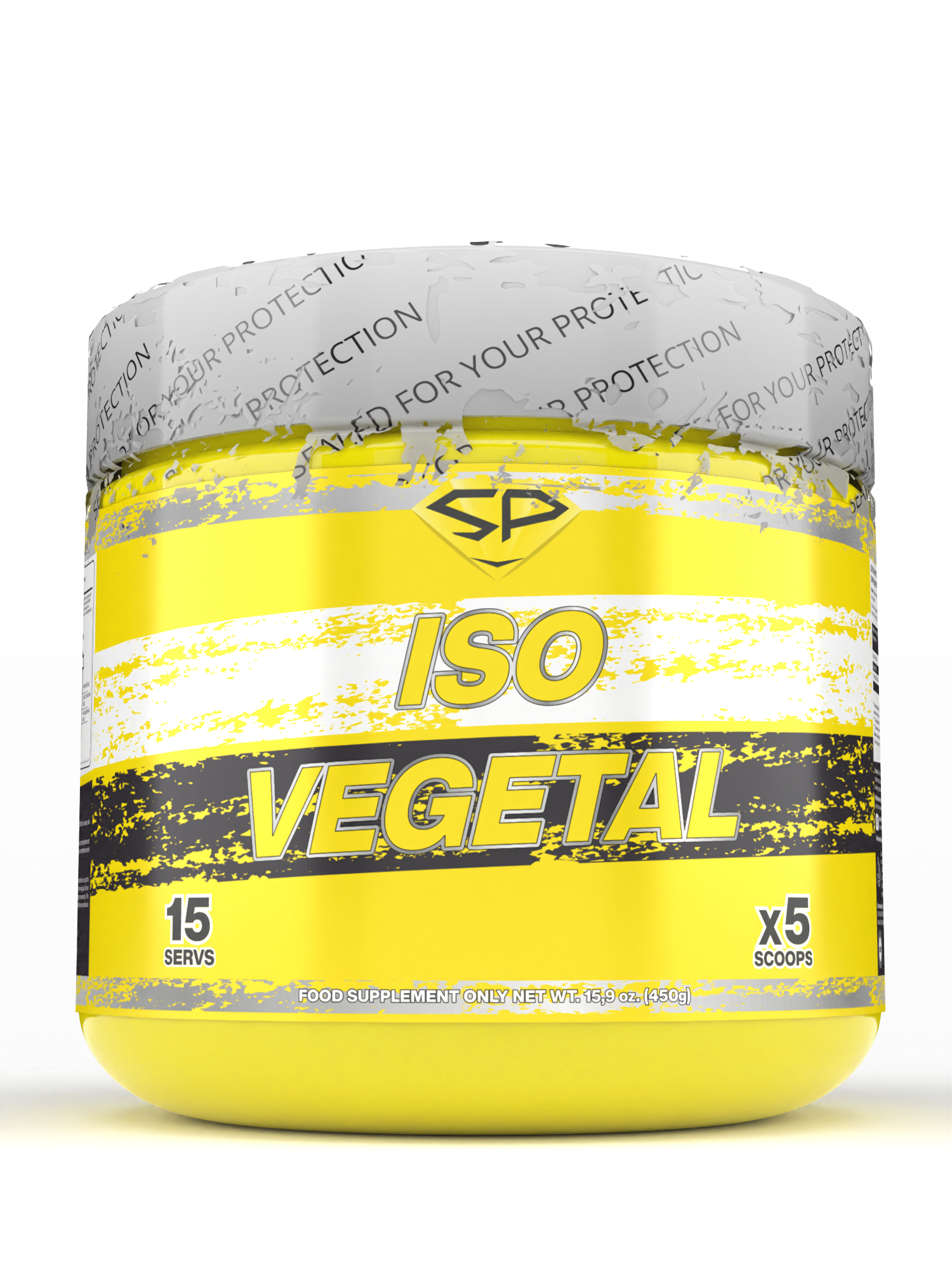 Изолят соевого протеина STEEL POWER Iso Vegetal, Классический шоколад, 450 г