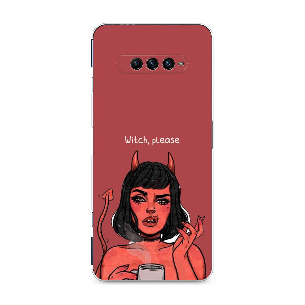 

Чехол Awog на Xiaomi Black Shark 4 pro "Evil Girl", Красный;черный, 317650-6