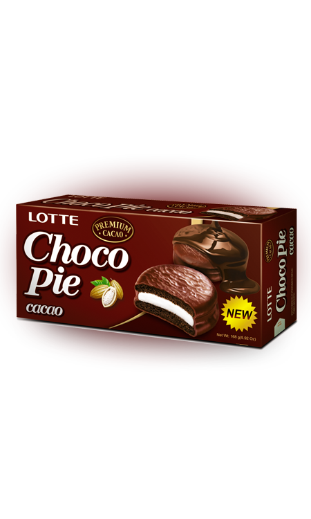 

Lotte Сhoco Pie Cacao 168г Упаковка 16 шт