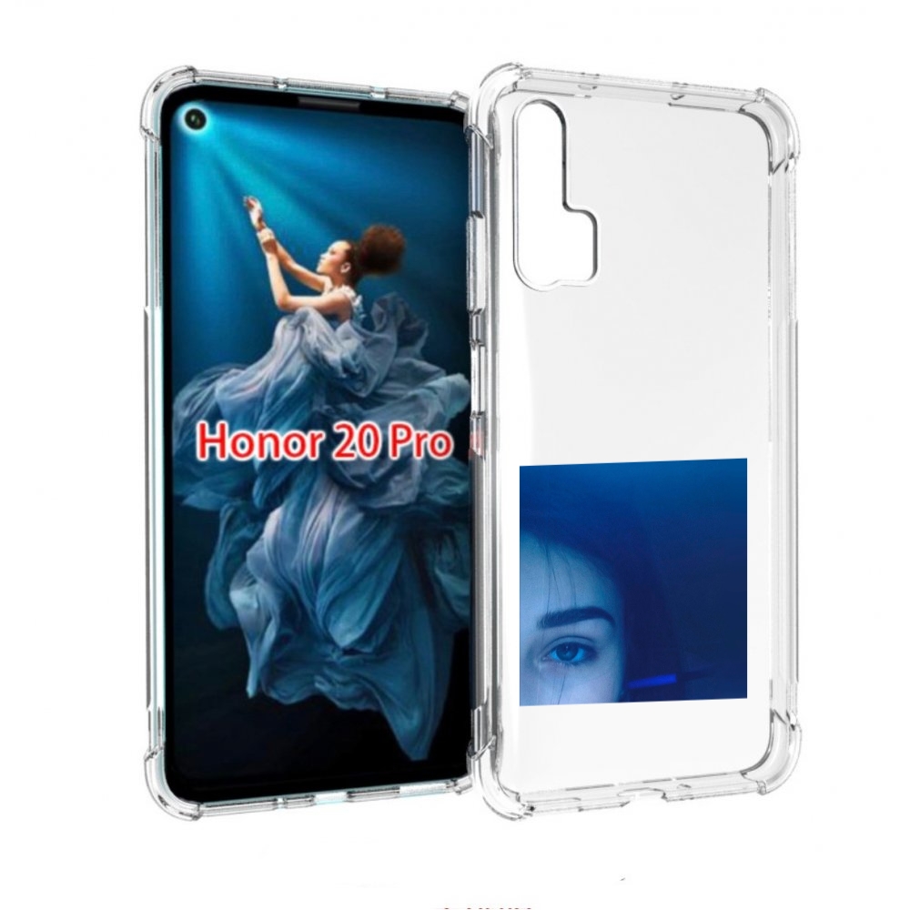 

Чехол бампер MyPads Hate Love face для Honor 20 Pro противоударный, Прозрачный, Tocco