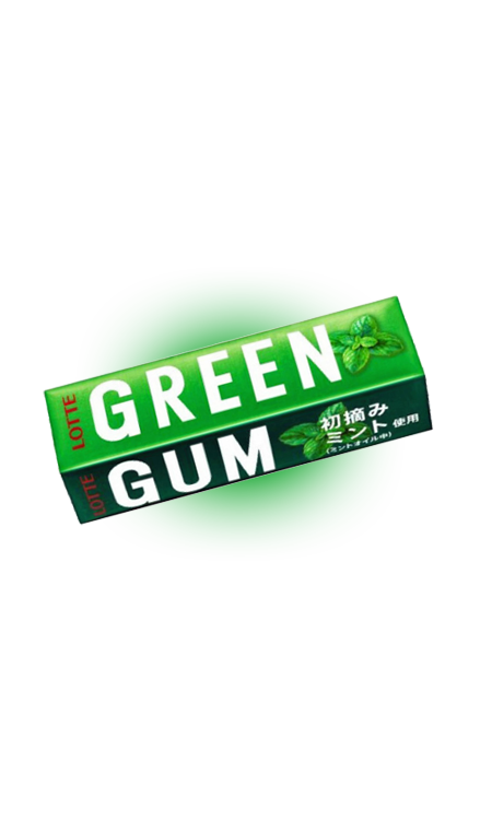 

Жвачка LOTTE GREEN GUM 31 грамм Упаковка 15 шт