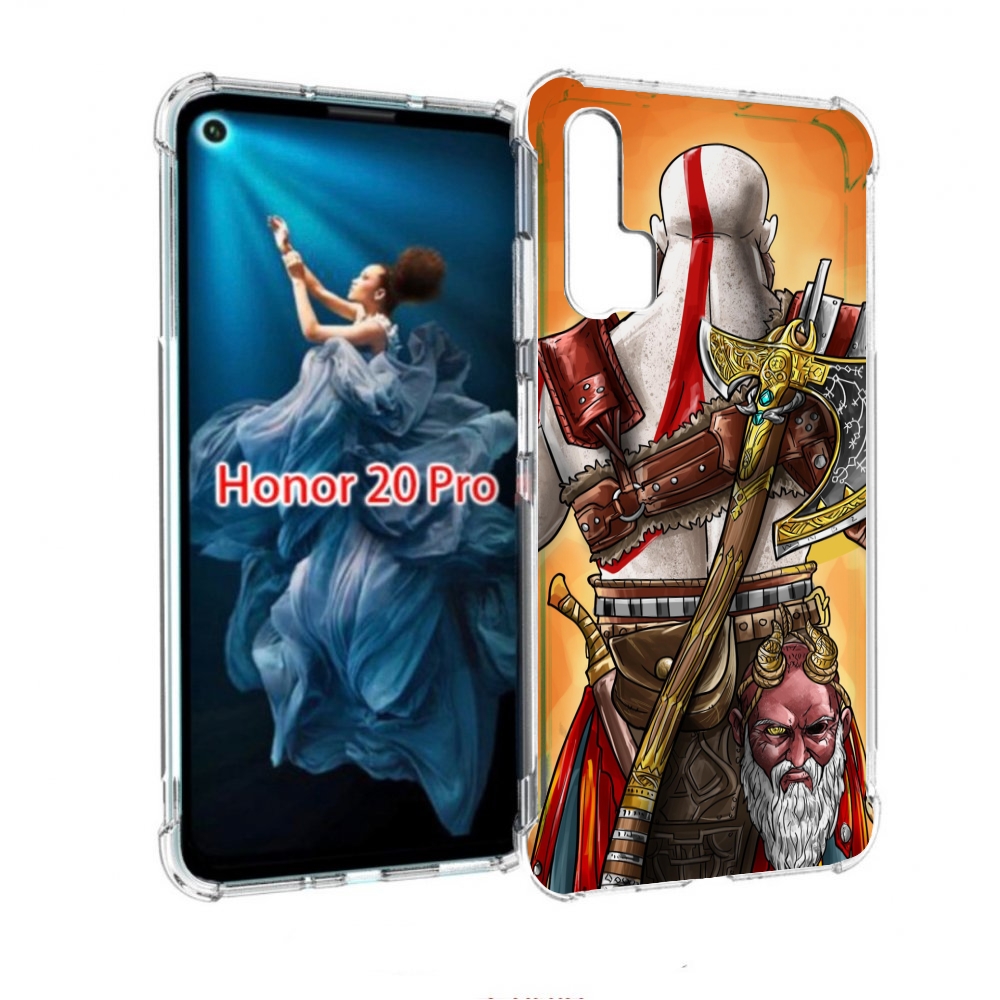 

Чехол бампер MyPads God of War для Honor 20 Pro противоударный, Прозрачный, Tocco