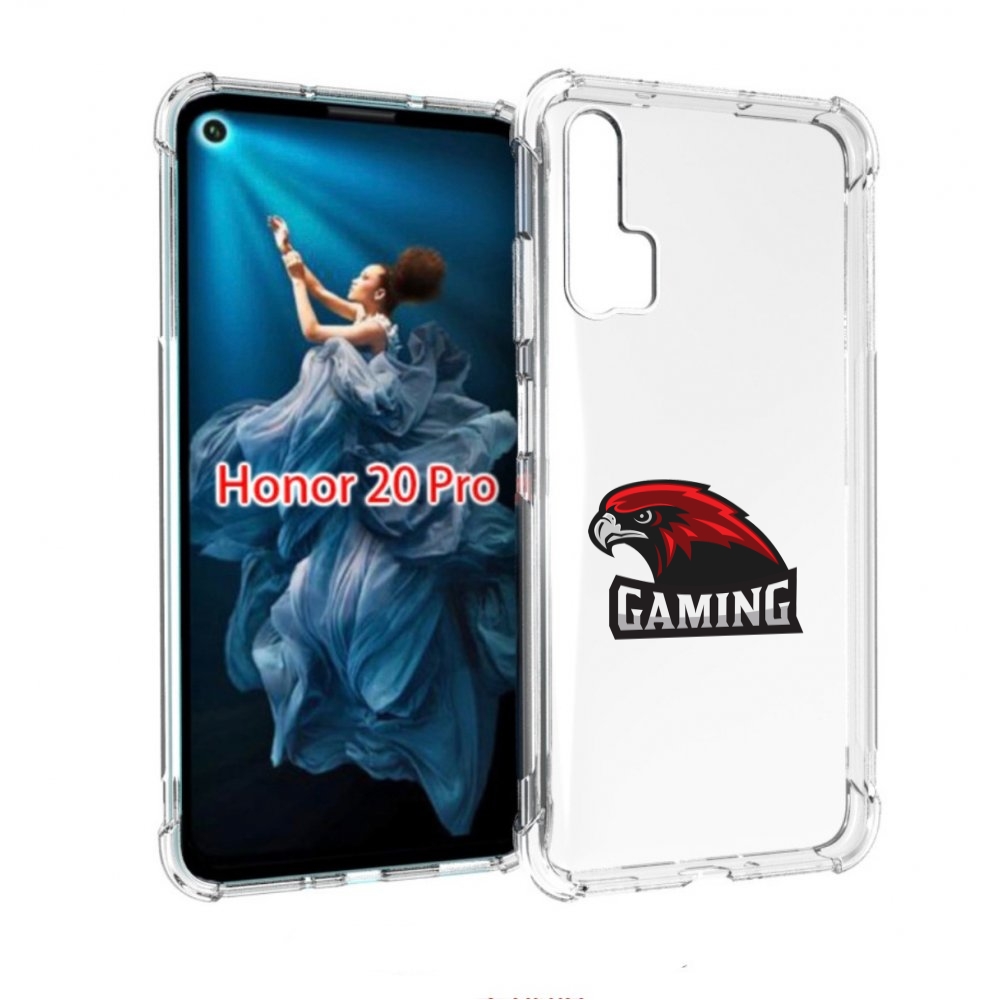 

Чехол бампер MyPads Gaming-1 мужской для Honor 20 Pro противоуда, Прозрачный, Tocco