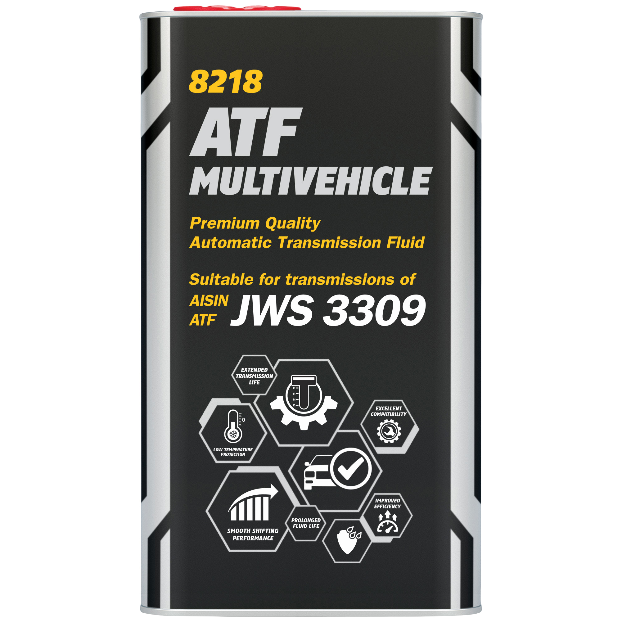 

8218 MANNOL O.E.M. Multivehicle JWS 3309 4 л. (metal) Жидкость АКПП