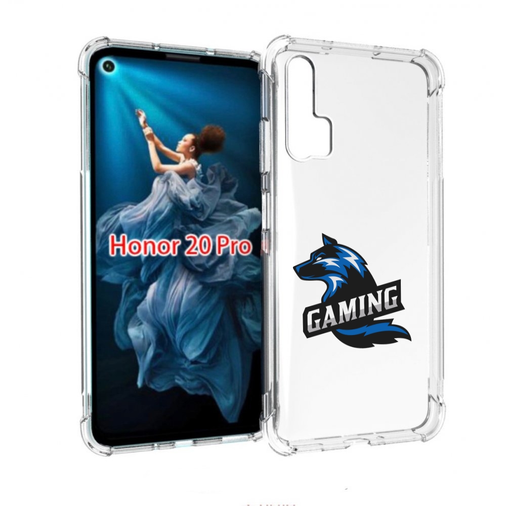 

Чехол бампер MyPads Gaming мужской для Honor 20 Pro противоударный, Прозрачный, Tocco