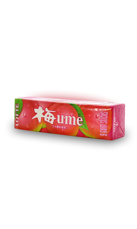 

Жевательная резинка LOTTE UME GUM со вкусом японской сливы 31 грамм Упаковка 15 шт