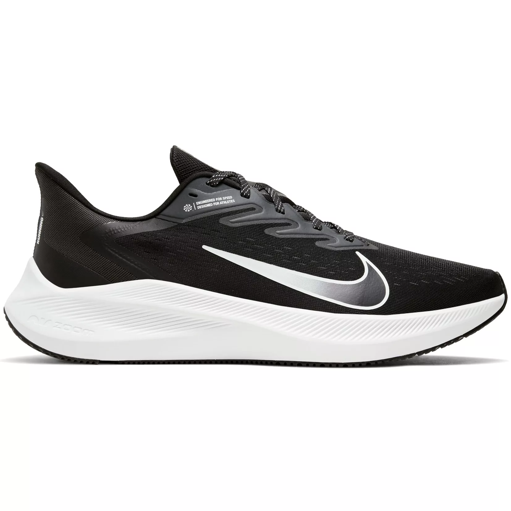 

Кроссовки мужские Nike ZOOM WINFLO 7 черные 42 EU, ZOOM WINFLO 7