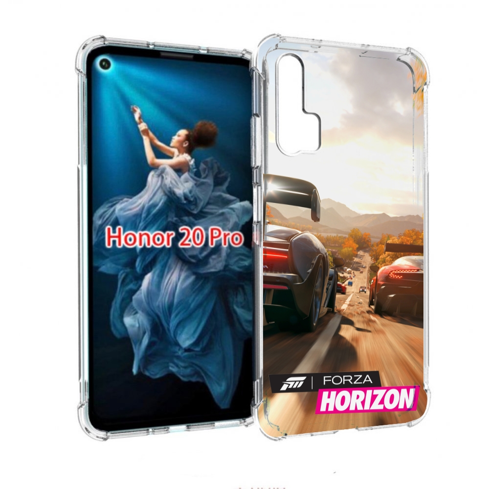 

Чехол бампер MyPads Forza Horizon для Honor 20 Pro противоударный, Прозрачный, Tocco