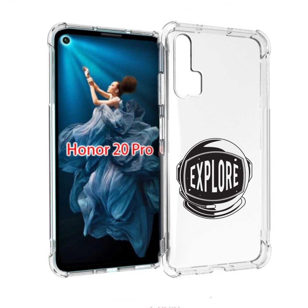 

Чехол бампер MyPads Explore для Honor 20 Pro противоударный, Прозрачный, Tocco