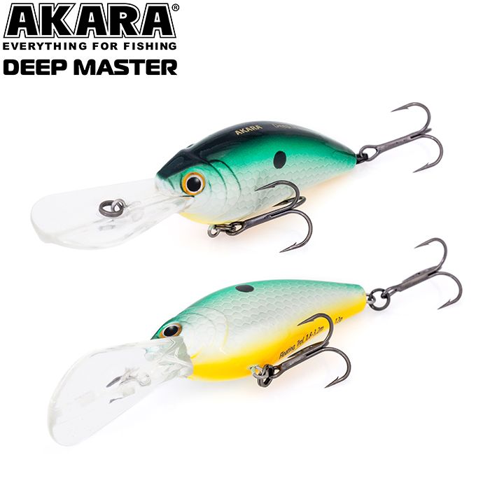 

Воблер Akara Deep Master 60F 12 гр 3/7 oz 3,5 in A28, Deep Master