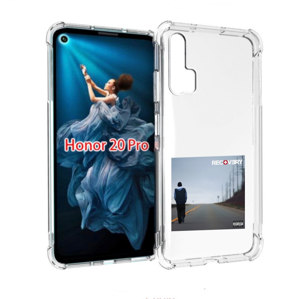 

Чехол Бампер Mypads Eminem Recovery Для Honor 20 Pro Противоударный, Прозрачный, Tocco
